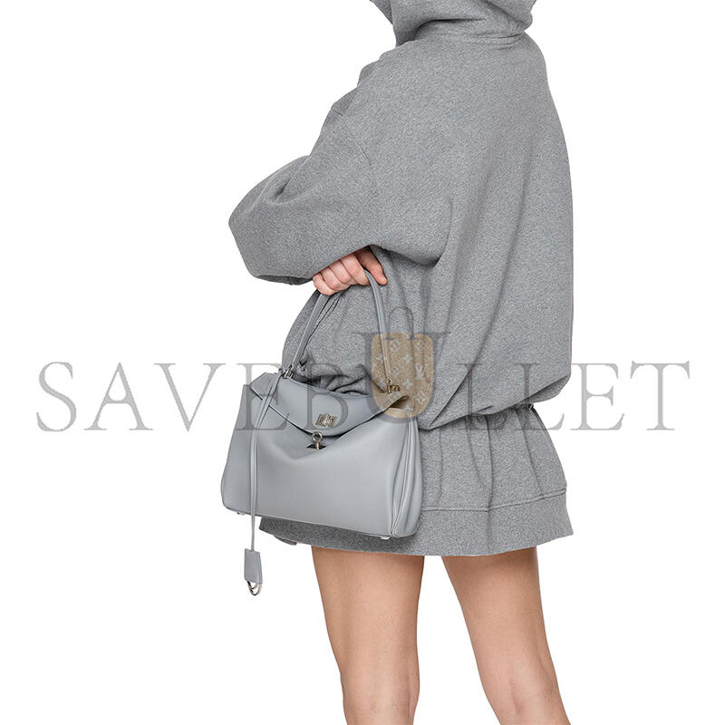 BALENCIAGA WOMEN'S RODEO HANDBAG SMALL IN CLOUD GREY 7897792AA4U1142 (29*20*10cm)